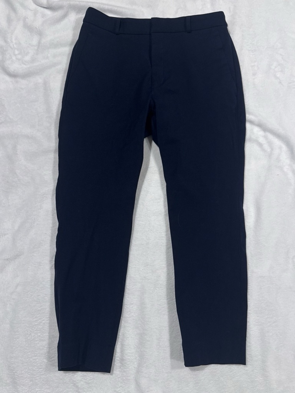 Banana Republic Navy Straight-Leg Dress Pants